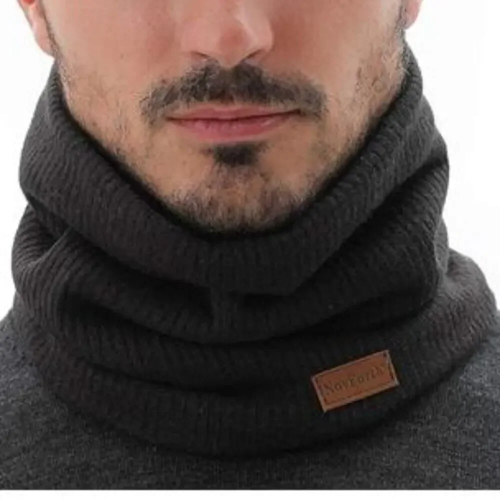 Winter Ski Neck Warmer for Men – Thick Fleece Thermal Cold Weather Gaiter
